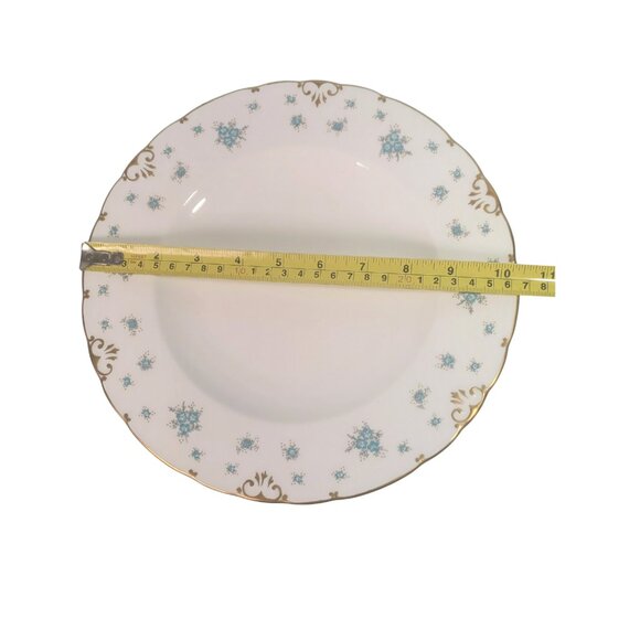 Royal Crown Derby A1216 “Kensington” 10-Piece Service for 2 • 1959 Forget me Not - Picture 6 of 9